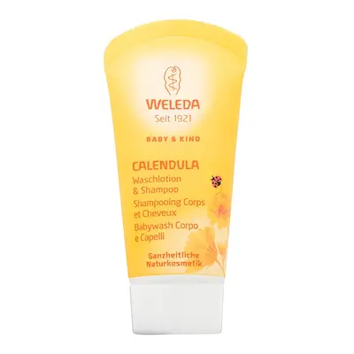 Weleda Baby and Child sampon és tusfürdő gél gyermekeknek körömvirág 20 ml