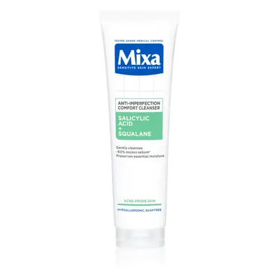 MIXA Anti-Imperfection Comfort Cleanser tisztító gél az arcbőrre a pattanásos bőr hibáira 150 ml