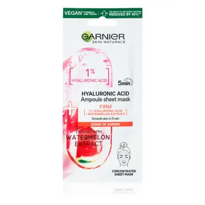 Garnier Skin Naturals Ampoule Sheet Mask hidratáló és revitalizáló arcmaszk 15 g