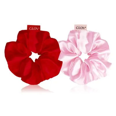 GLOV Satin Scrunchies S hajgumik Red/Pink 2 db