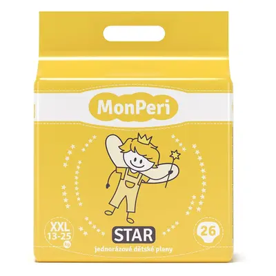 MonPeri Star Star XXL eldobható pelenkák 13-25 kg 26 db