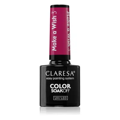 Claresa SoakOff UV/LED Color Make a Wish géles körömlakk árnyalat 3 5 g