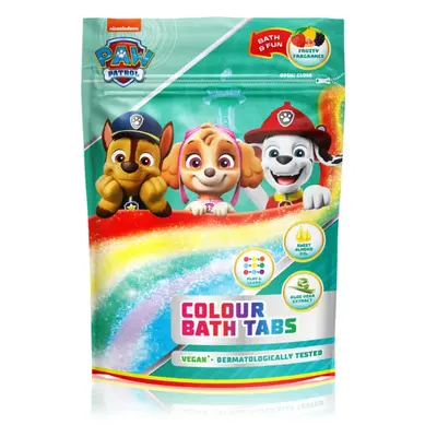 Nickelodeon Paw Patrol Colour Bath Tabs fürdő termék gyermekeknek 9x16 g