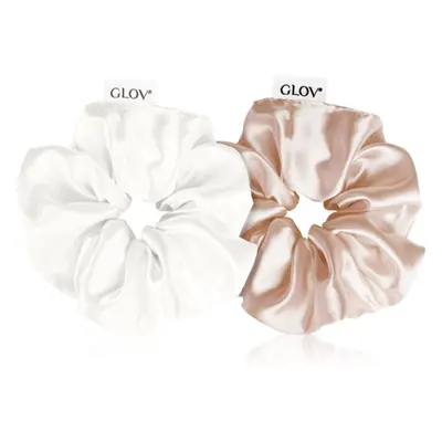 GLOV Satin Scrunchies M hajgumik Sparkling Wine/Beige 2 db