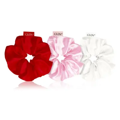 GLOV Satin Scrunchies S hajgumik Red/White/Pink 3 db