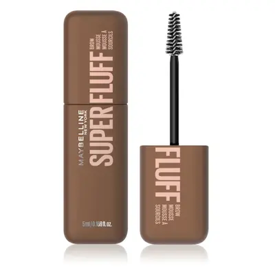 MAYBELLINE NEW YORK Super Fluff Mousse szemöldökzselé árnyalat 225 Soft Brown 5 ml