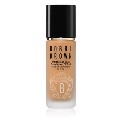 Bobbi Brown Weightless Skin Foundation SPF 15 tartós alapozó hidratáló hatással árnyalat Golden 