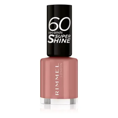 Rimmel 60 Seconds Super Shine körömlakk árnyalat 230 Mauve To The Music 8 ml