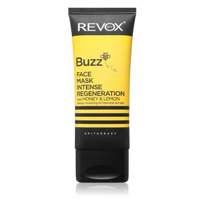 Revox B77 Buzz Face Mask Intense Regeneration regeneráló arcmaszk tápláló hatással Lemon & Honey