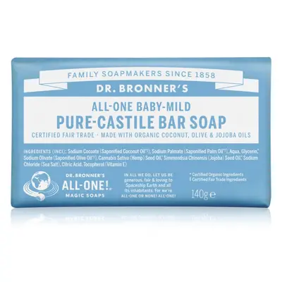 Dr. Bronner’s Baby-Mild Szilárd szappan parfümmentes 140 g