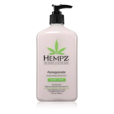 HEMPZ Pomegranate hidratáló testápoló tej 500 ml