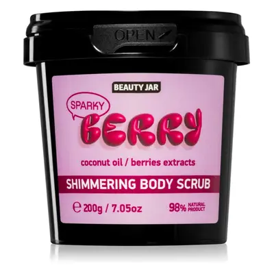 Beauty Jar Berry Sparky cukor és só peeling a csillogó fényért 200 g