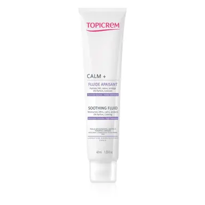 Topicrem UH FACE CALM+ Soothing Fluid nyugtató és hidratáló fluid intoleráns bőr 40 ml