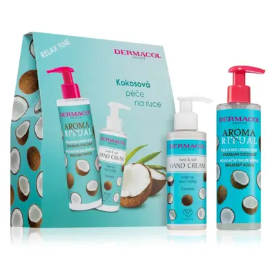 Dermacol Aroma Ritual Brazilian Coconut ajándékszett kézre és körmökre