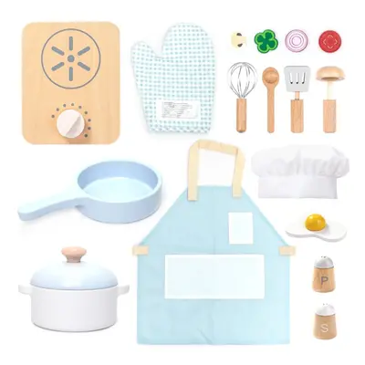 UMU Toys Cooking set interaktív játék fából készült 3y+