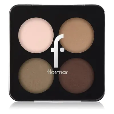 flormar Color Eyeshadow Palette szemhéjfesték paletta árnyalat 004 Swiss Chocolate 6 g