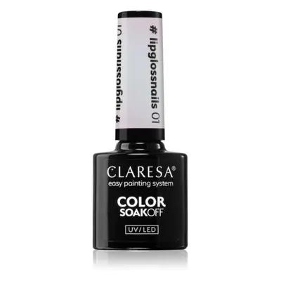 Claresa SoakOff UV/LED Color #lipglossnails géles körömlakk árnyalat 01 5 g