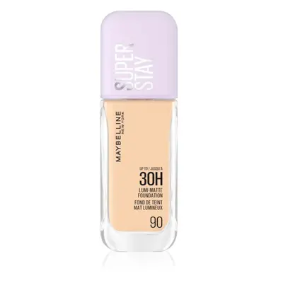 MAYBELLINE NEW YORK SuperStay Lumi-Matte könnyű alapozó a hosszan tartó hatásért árnyalat 90 35 