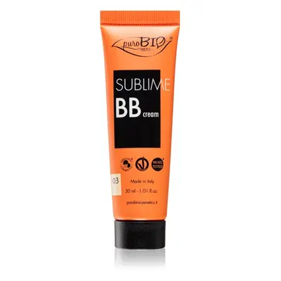 puroBIO Cosmetics Sublime BB Cream hidratáló BB krém árnyalat 03 30 ml