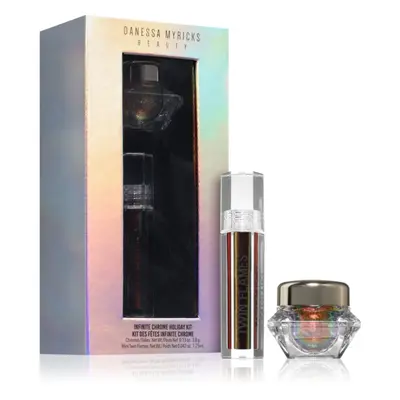 Danessa Myricks Beauty Infinite Chrome Holiday Kit dekoratív kozmetika szett az arcra és a szeme