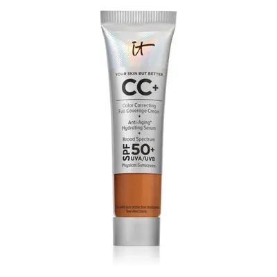 IT Cosmetics Your Skin But Better CC+ Mini fedő hatású alapozó SPF 50+ árnyalat Rich 12 ml