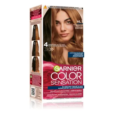 Garnier Color Sensation hajfesték a haj élénkítésére árnyalat HL1 Black Hair 1 db