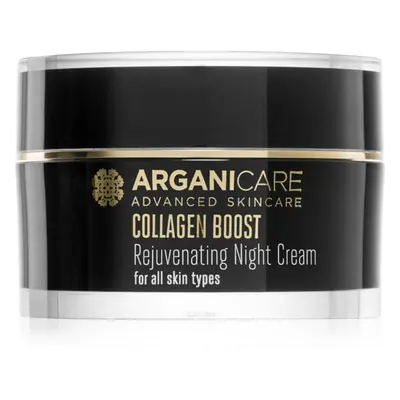 Arganicare Collagen Boost Rejuvenating Night Cream éjszakai bőrnyugtató krém 50 ml