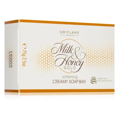 Oriflame Milk & Honey Gold Grand Celebration Szilárd szappan hidratáló hatással 75 g