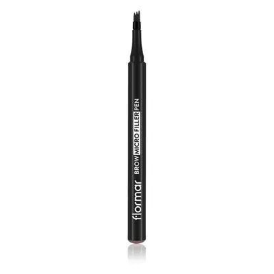 flormar Brow Micro Filler Pen szemöldök fixáló árnyalat 002 Medium Brown 1.1 ml