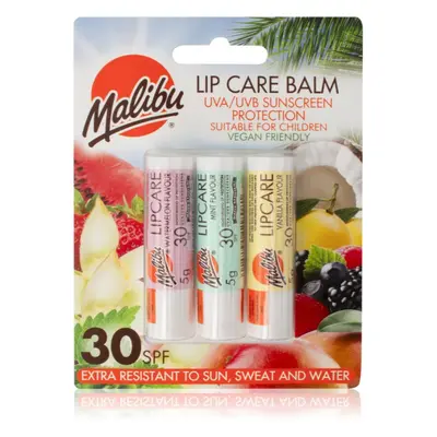 Malibu Lip Care Balm ajakbalzsam SPF 30 3x5 g