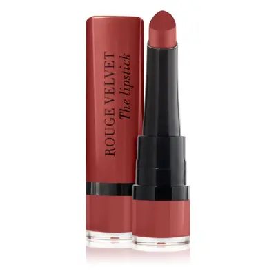 Bourjois Rouge Velvet The Lipstick mattító rúzs árnyalat 50 Rouge Tatin 2.4 g