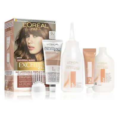 L’Oréal Paris Excellence Universal Nudes tartós hajfesték árnyalat 6U 1 db