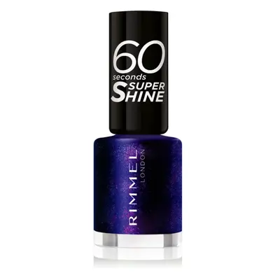 Rimmel 60 Seconds Super Shine körömlakk árnyalat 563 Midnight Rush 8 ml