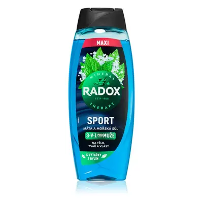 Radox Mineral Therapy fürdőgél férfiaknak maxi Mint & Sea Salt 450 ml