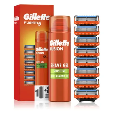 Gillette Fusion5 Sensitive borotválkozási készlet