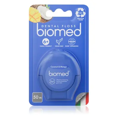 Biomed Dental Floss fogselyem Coconut and Mango 50 m