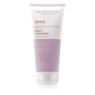 Revolution Skincare Body AHA (Smoothing) tisztító tusoló gél A.H.A.-val (Alpha Hydroxy Acids) 20