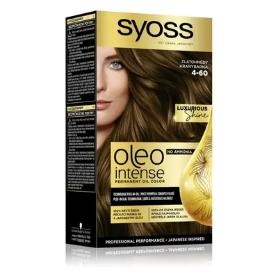 Syoss Oleo Intense tartós hajfesték olajjal árnyalat 4-60 Gold Brown 1 db