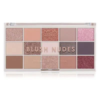 MUA Makeup Academy Professional 15 Shade Palette szemhéjfesték paletta árnyalat Blush Nudes 12 g