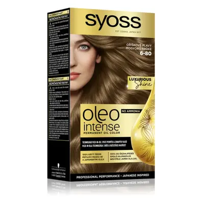 Syoss Oleo Intense tartós hajfesték olajjal árnyalat 6-80 Hazelnut Blond 1 db