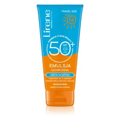 Lirene Sun nyugtató védőemulzió az érzékeny arcbőrre SPF 50+ 90 ml