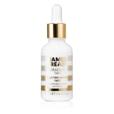 James Read Gradual Tan H2O Tan Drops önbarnító cseppek az arcra árnyalat Light/Medium 30 ml