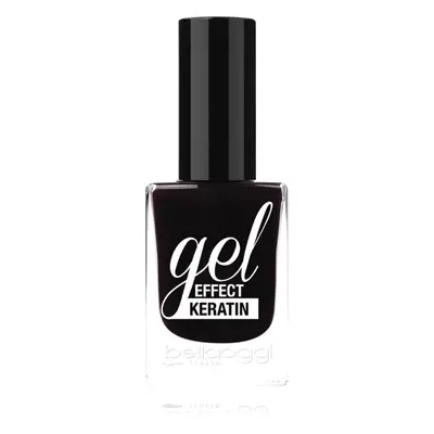 bellaoggi Gel Effect Keratin Nail Polish körömlakk árnyalat Berry Bramble 10 ml