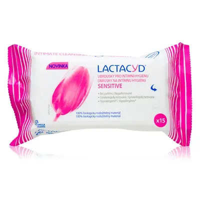 Lactacyd Sensitive papírtörlők az intim higiéniához 15 db