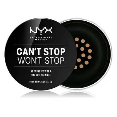 NYX Professional Makeup Can't Stop Won't Stop porpúder árnyalat 03 Medium 6 g