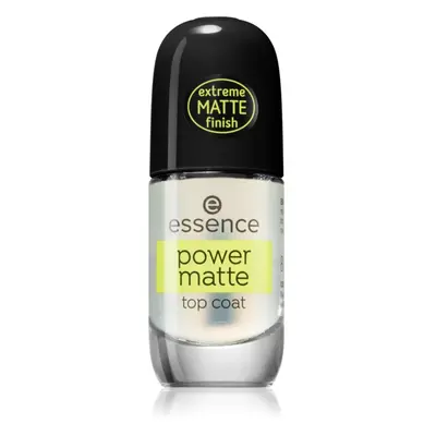 Essence Power Matte fedő gél lakk matt hatású 8 ml