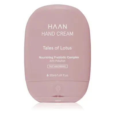 HAAN Hand Care Hand Cream gyorsan felszívódó kézkém prebiotikumokkal Tales of Lotus 50 ml