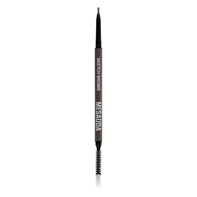 Mesauda Milano Sketch Brows automatikus szemöldökceruza kefével árnyalat 102 Brunette 0,09 g