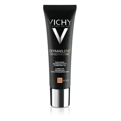 Vichy Dermablend 3D Correction korrekciós bőrsimító alapozó SPF 25 árnyalat 55 Bronze 30 ml