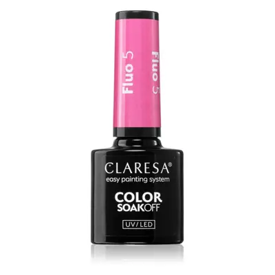 Claresa SoakOff UV/LED Color Fluo géles körömlakk árnyalat 5 g